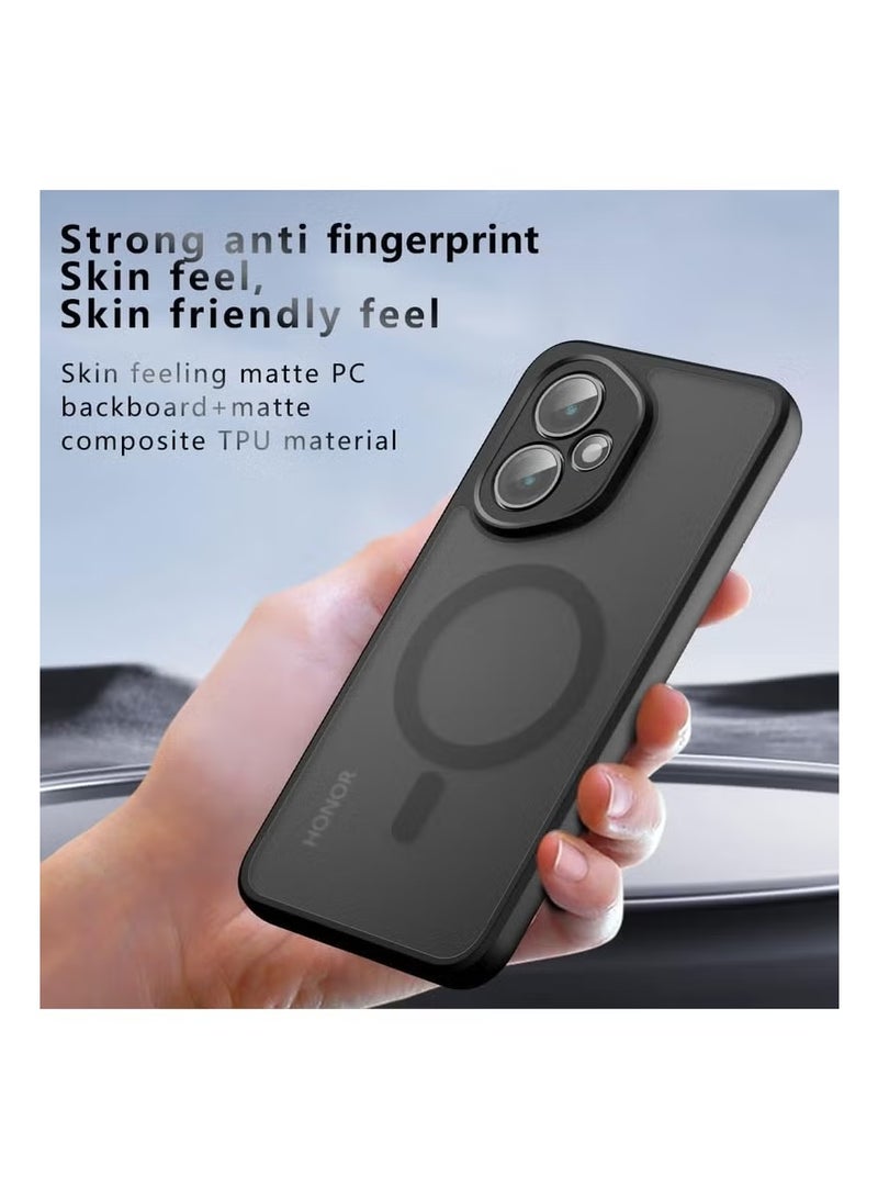 Gecomo for Honor 400 5G Case: Translucent Matte Shockproof Phone Case with Camera Cover - Honor 400 Slim Thin Yet Military Grade Drop Proof Silicone Bumper Case - Image 3